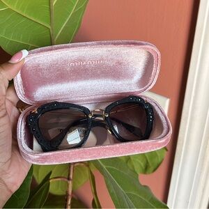 Miu Miu Crystal Cateye 2014 Sunglasses